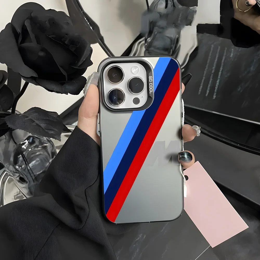 Trendige Handyhülle für iPhone 17 16e 16 15 14 13 12 11 mini Pro Max X XR 8 Air Plus Sturzsichere Abdeckung Super Coole Luxuriöse Auto-Optik