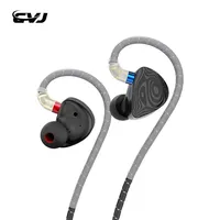 CVJ Nightelf In Ear Earphones Dual-Channel Three-unit 3.5mm Metal plug Earphone with silver-plated wire  Headphones Yukimi