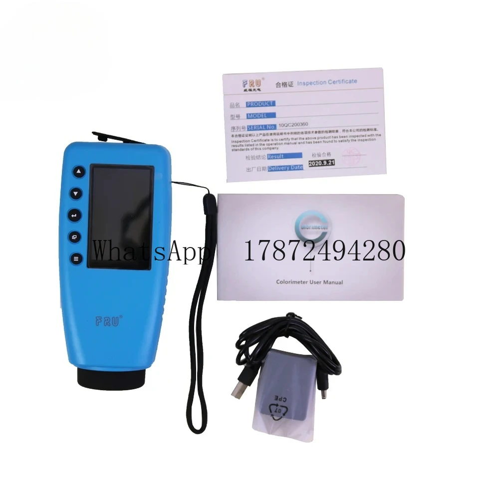 

WR10QC Ручной колориметр Цветомер Калибр измерения 4 мм Цифровой анализатор цветов