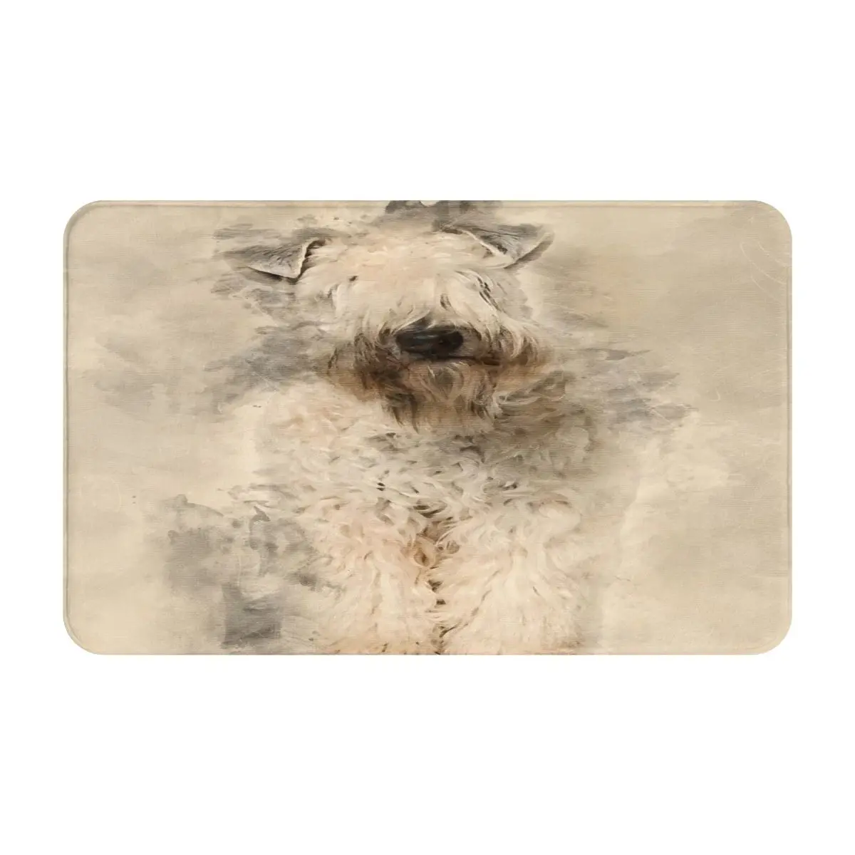 Softcoated Wheaten Terrie Bath Mat Carpet Door Mat 50x80cm Doormat Mat Carpet Track Gamer Room