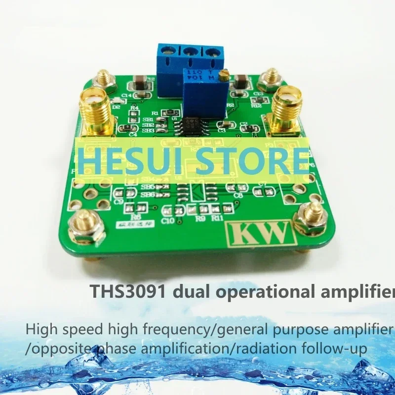 THS3091 module High speed high frequency operational amplifier High frequency amplifier with the opposite phase amplification