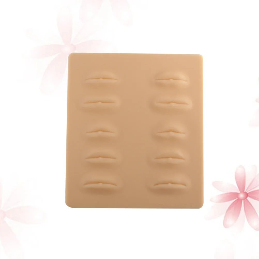 

3D Lip Practice For Training Professional Fake Skin Sheet Soft Realistic Feel Tattoo Tools