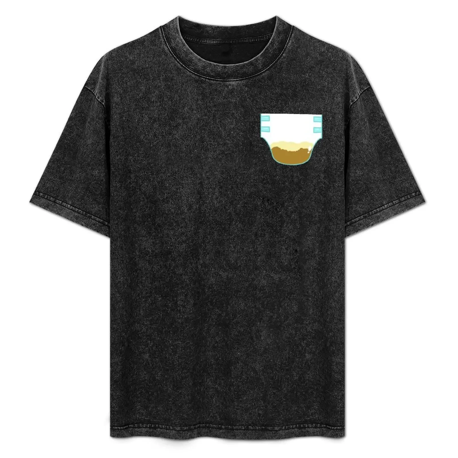 

Wet & Messy Diaper Logo T-Shirt cotton t shirt pack man t shirt graphic T-Shirt
