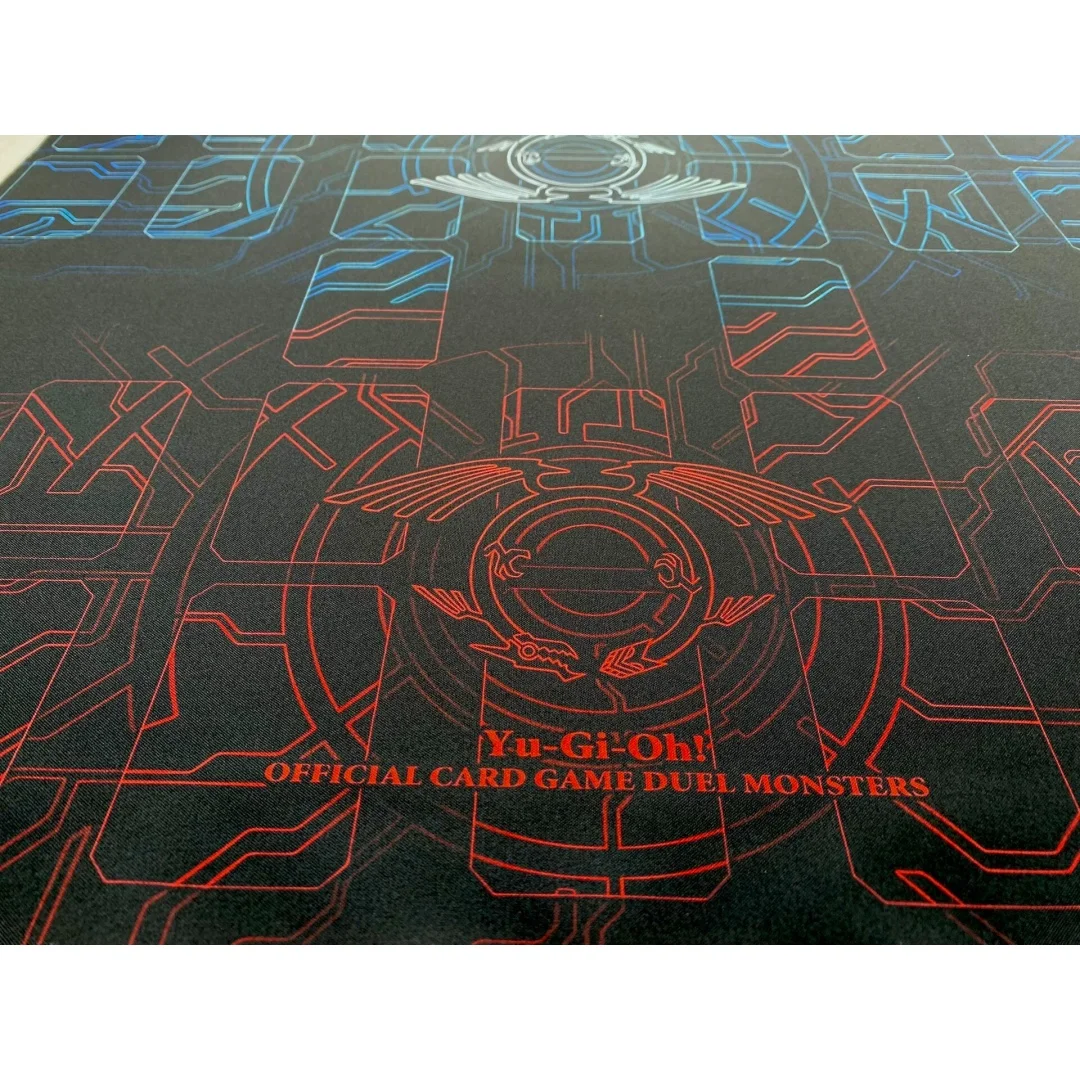 600x500mm Yu-Gi-Oh! Two-Player Playmat 2mmSeamless Edges The Crimson Dragon Style Single Player Rubber Board Game Card Mat Toy