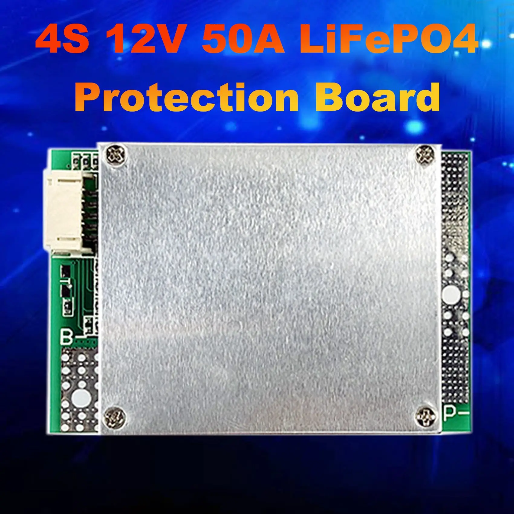 Placa de protección de batería de litio LiFePO4, placa de protección con Balance de batería de energía, mejora PCB, 4S, 12V, 50A, BMS