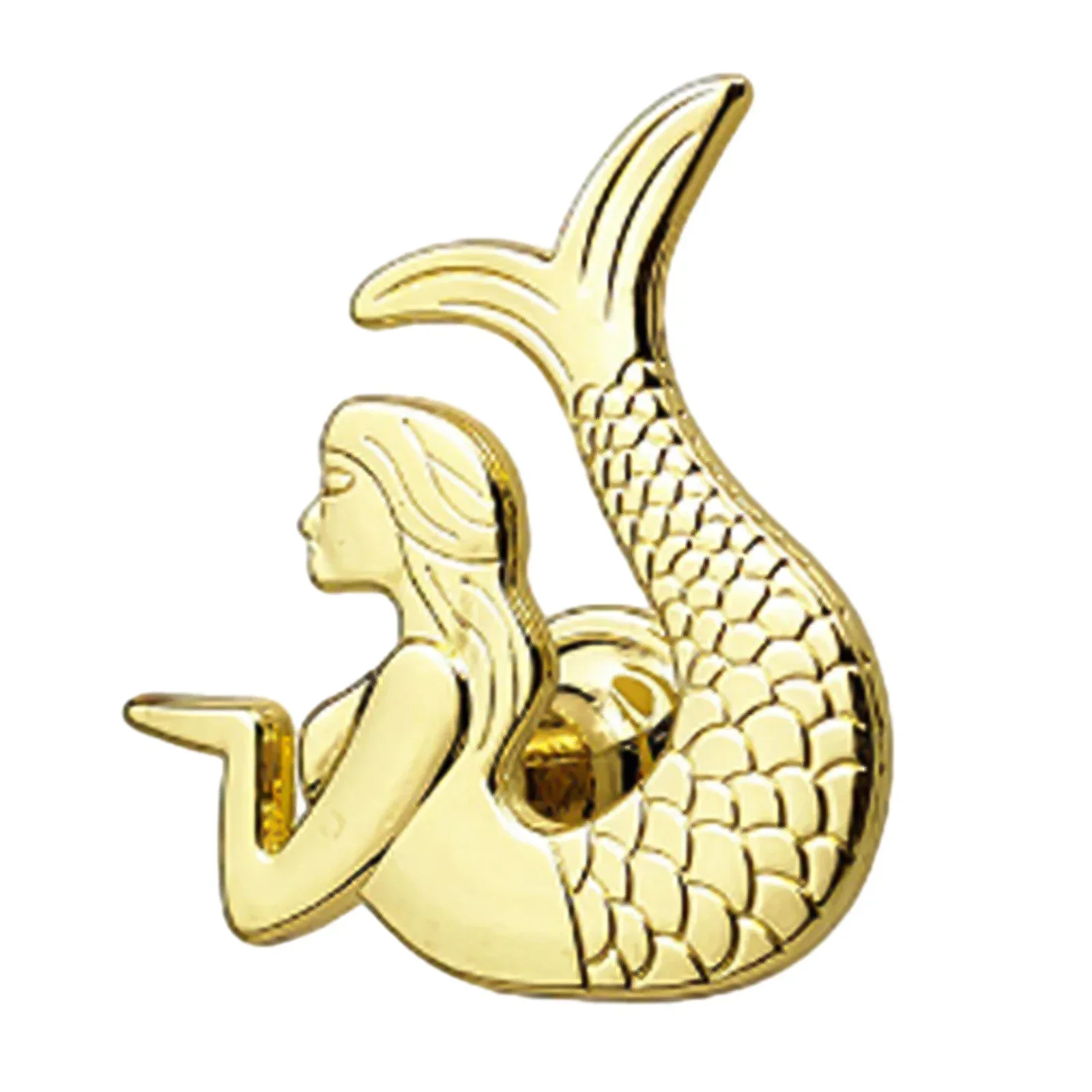 

Furniture Handles Knobs Dresser Knobs Mermaid-shaped Drawers Handles For Home Office Drawers Retro Kitchen Cabinets Pulls
