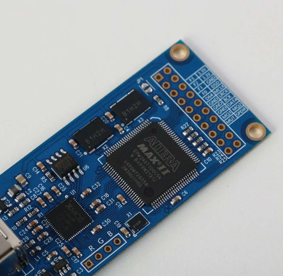 XMOS XU316 USB digital interface supports MQA compatibility with Amanero Italian daughter card 4-layer board