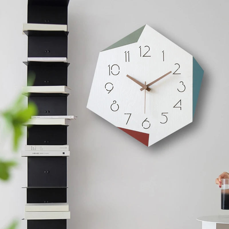 

Modern Large Design Wall Clock Modern Creative Nordic Clocks Wall Kitchen Wall Watch Silent Living Room Gift Ideas Decoration W