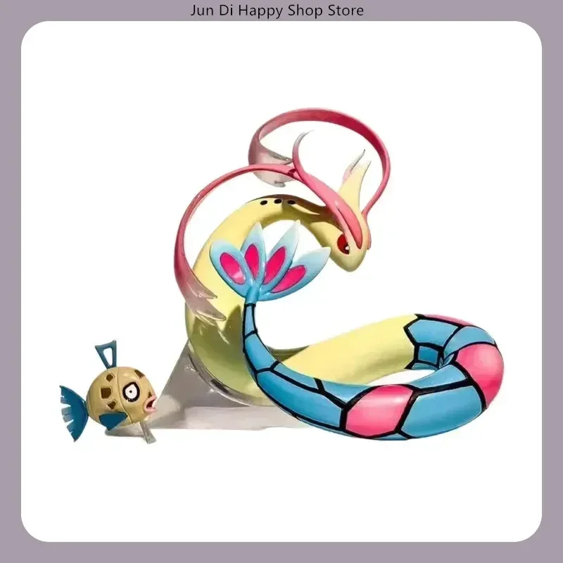 Figurine de dessin animé Feebas Milotic, modèle de Statue en PVC, décoration de bureau, ornement debout, jouet cadeau pour les Fans