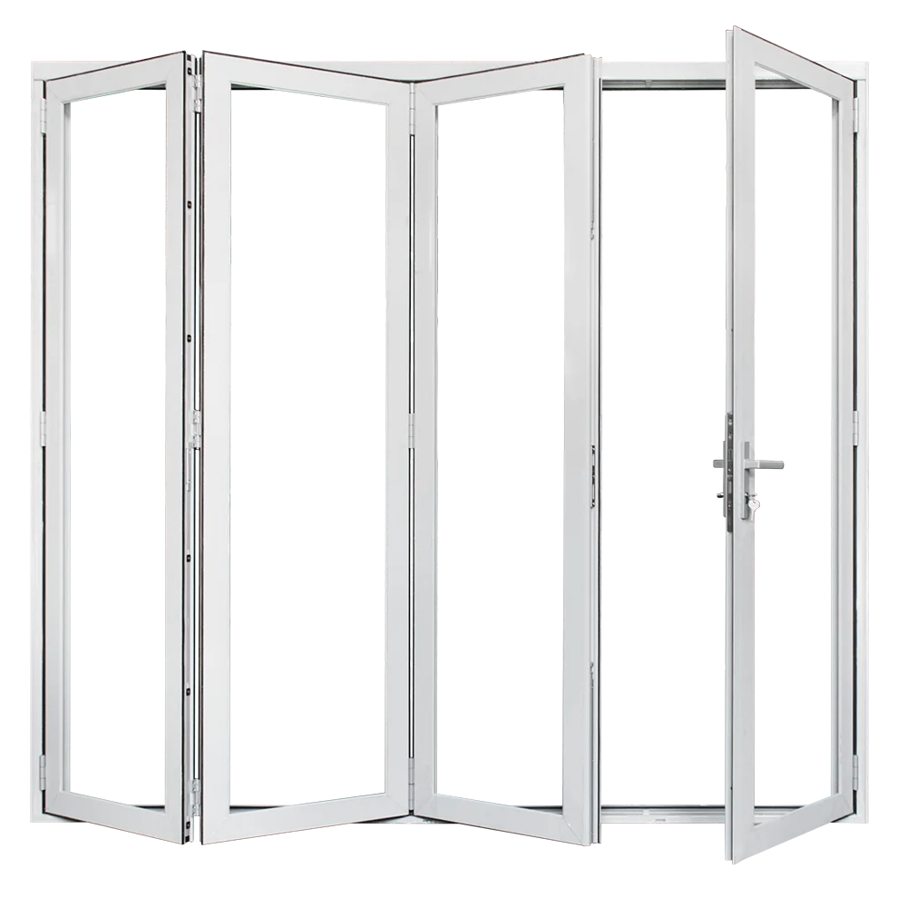 `Folding Industrial Garage Door YY Aluminum Profile Iron Gate Sliding Folding Door for Warehouse Factory Use`