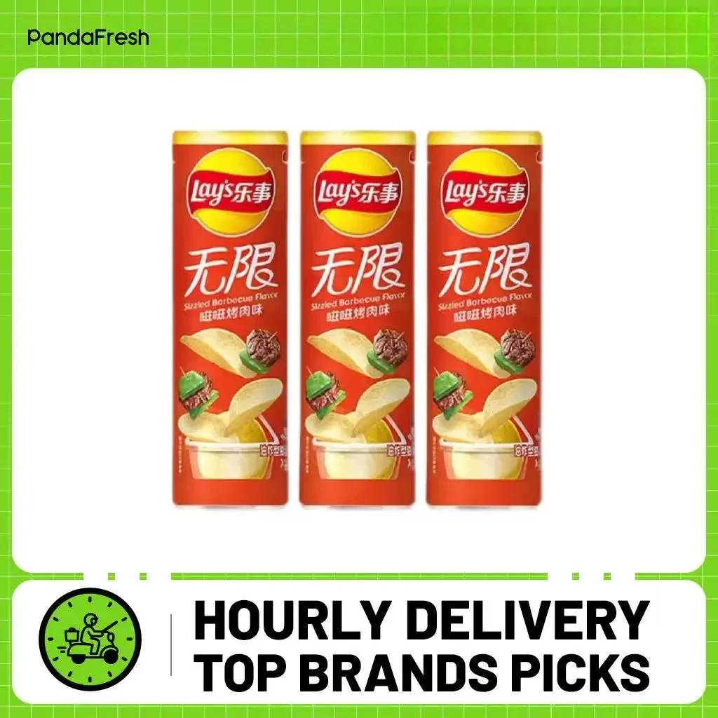 pone chips fotográficos sabor barbacoa tamaño 90g*3