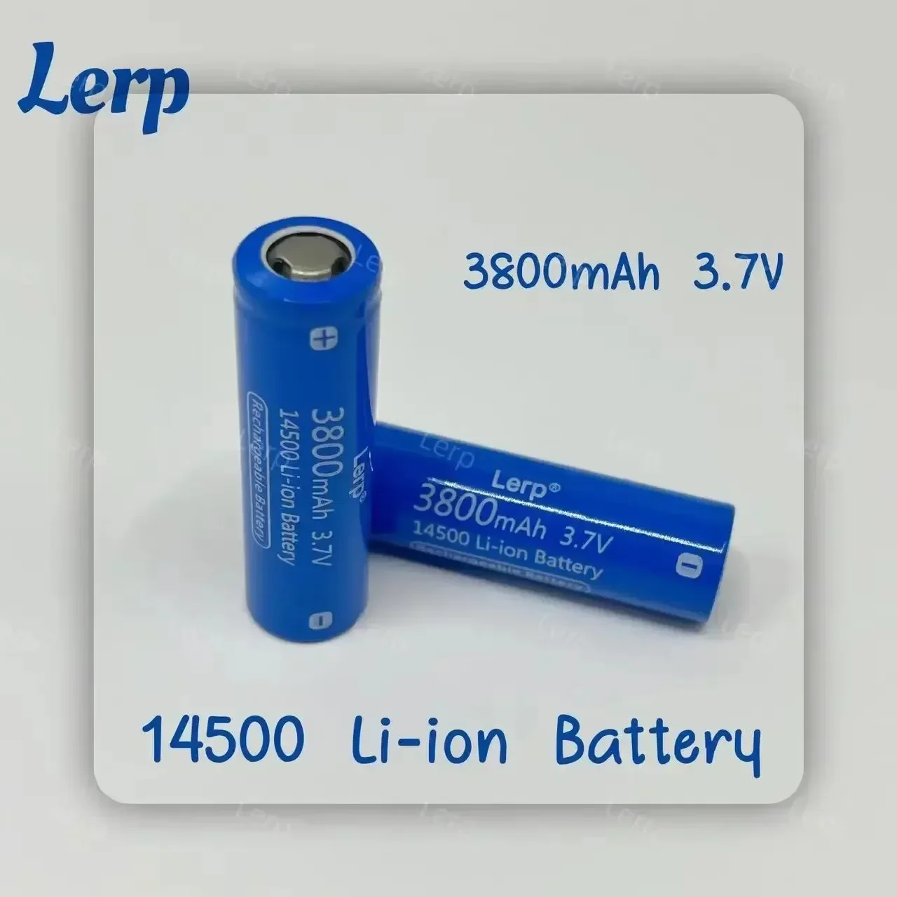 

The new rechargeable lithium-ion battery 14500 3.7V 3800mAh is suitable for electric toothbrushes, razors, and LED flashlights.