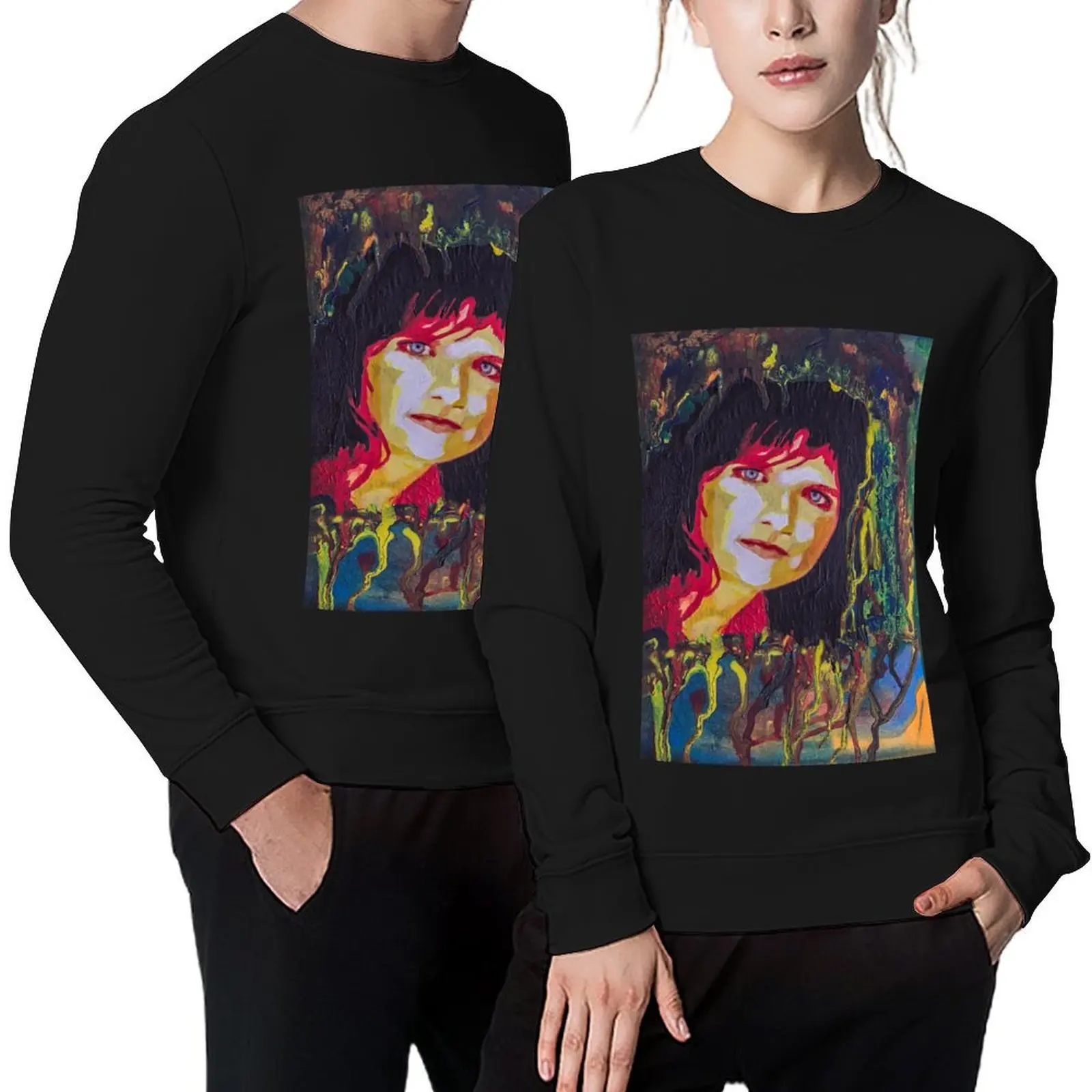 

Amy Ray portrait Pullover autumn men clothing tracksuit men's sweat-shirt set sweatshirts men