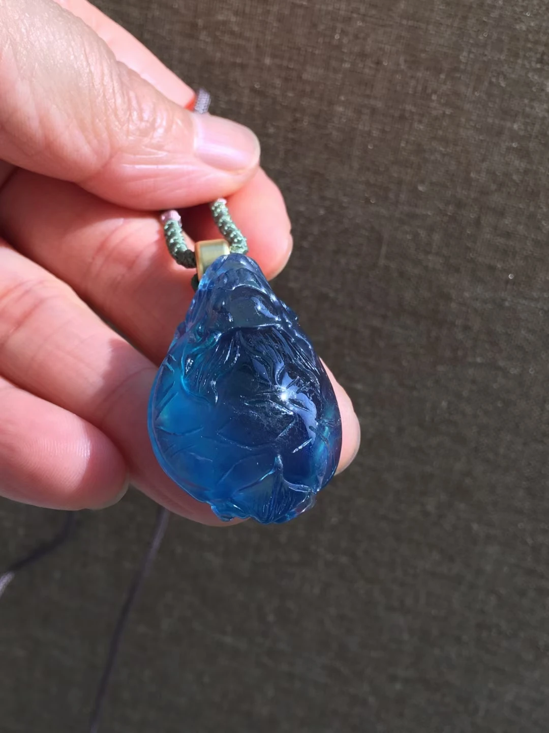 Natural Blue Aquamarine Pendant Dragon Turtle Aquamarine Brazil 36*26*14mm Women Fashion Jewelry AAAAAA