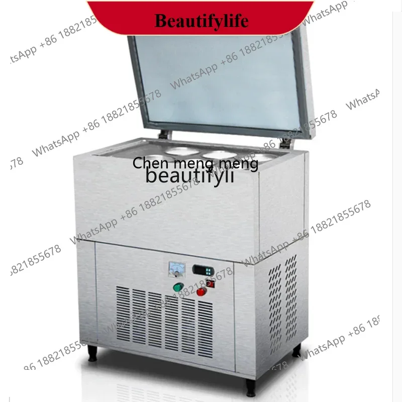 

D178 Commercial ice brick machine 6 buckets 9 buckets popsicle machine Korean snowflake ice sponge ice machine icicle base
