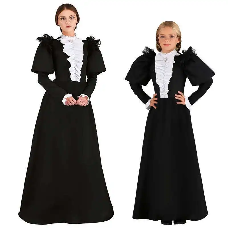 

Halloween Cosplay Costume Halloween Stage Performance Role Play American women's rights movement Susan Brownell Anthony Dress Up