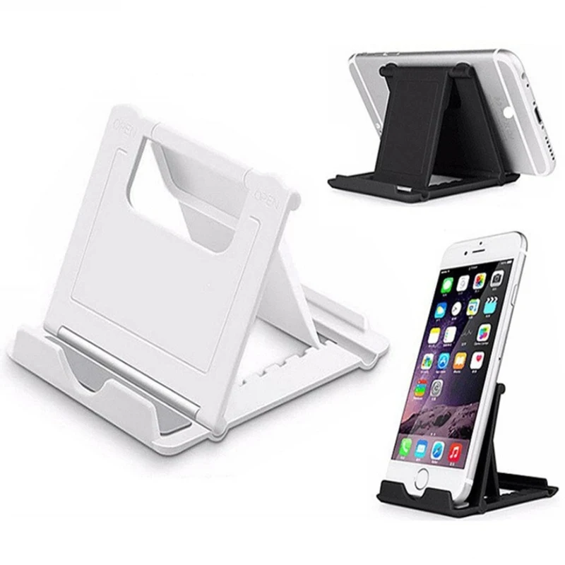 1/2/3/4Pcs Adjustable Foldable Plastic Tripod Mobile Phone Stand Holder Compatible IPhone Xsmax Huawei P30 Xiaomi Mi 9