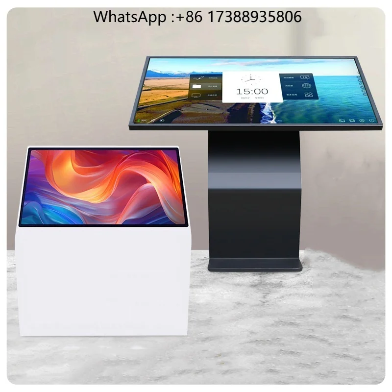 55 Inch Indoor Android Video Display Floor Standing Touch Screen Advertising Machine