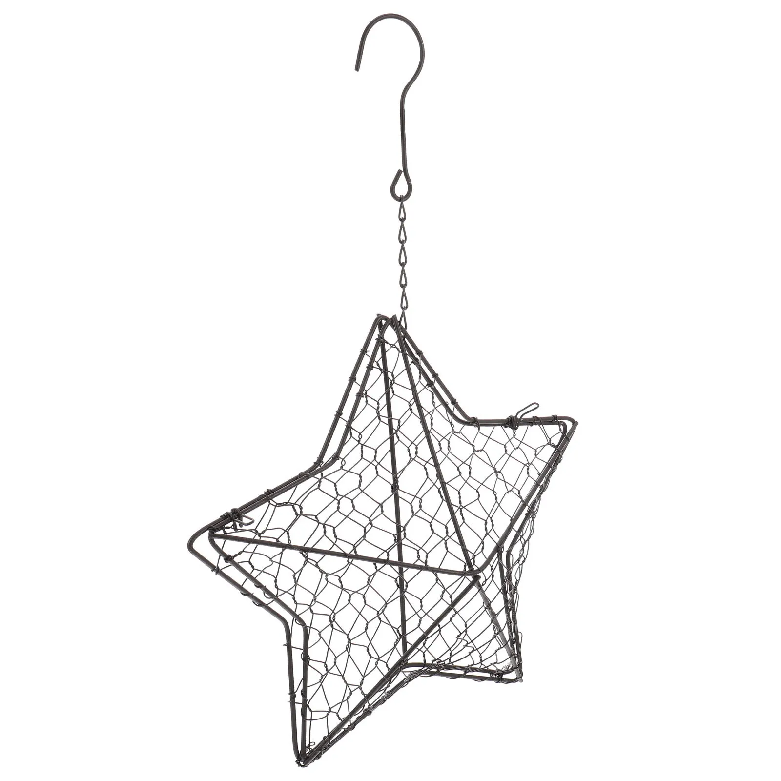 

1pc Iron Frame Succulent Pot Small Space Saving Hanging Basket For Home Office Garden Wall Plant Holder Decorative Iron Hanging