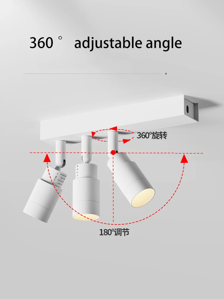 Led Focusing Spotlight Surface Mounted Small Beam Angel Spot Light Zoom Adjustable Degree Ceiling Lamp For Home Room Art Aisle
