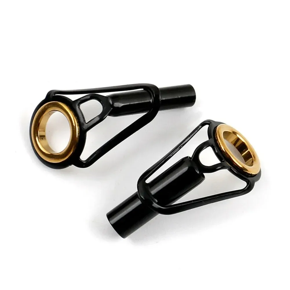 1 قطعة أدلة قضيب الصيد رائجة البيع قضيب تلميح حلقة توجيه علوية لقضبان الصيد إصلاح بناء القطب خط العين خواتم أجزاء أداة #4