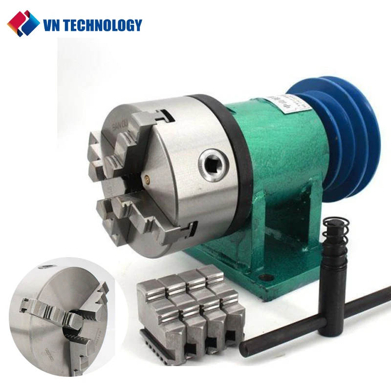 

80,100 Type Spindle Lathe Spindle DIY Three-jaw lathe chuck Self-centering Three plier Manual Self-Made Lathe Bead Machine