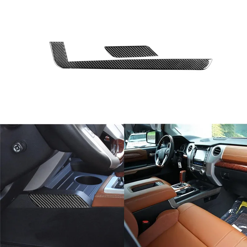Car Interior Decoration Carbon Fiber Sticker For TOYOTA TUNDRA 2014 2015 2016 2017 2018 Styling Accessories