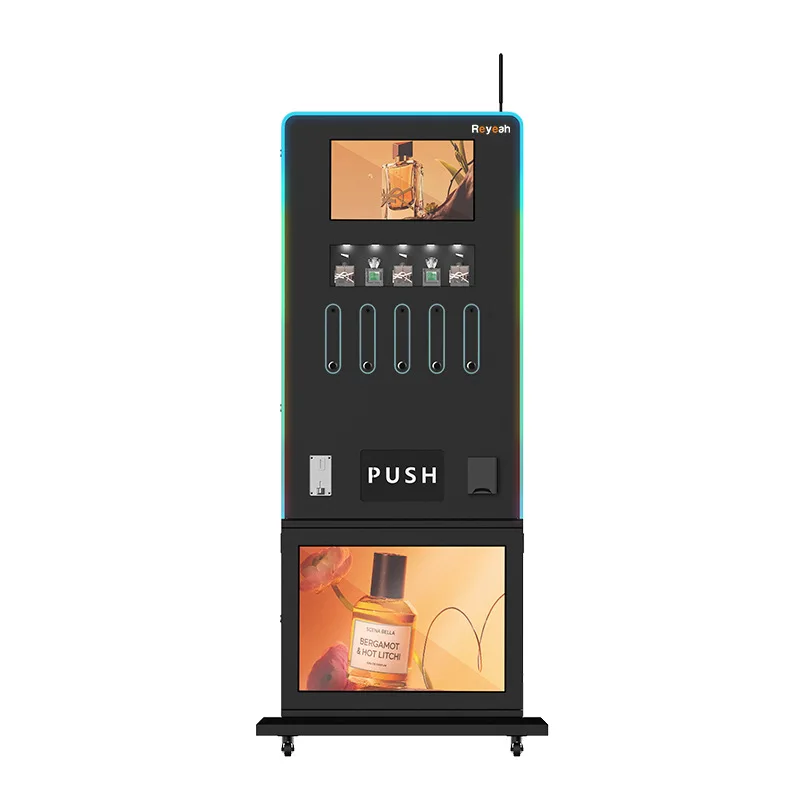 Spray type floor-to-ceiling vending machine Commercial perfume self-service vending machine