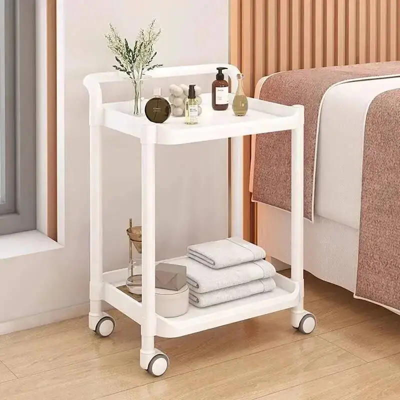 Cart Rolling Salon Trolley Cosmetic Plastics Makeup Utility Salon Trolley Tattoo Simple Carrito Auxiliar Salon Furniture BL50ST