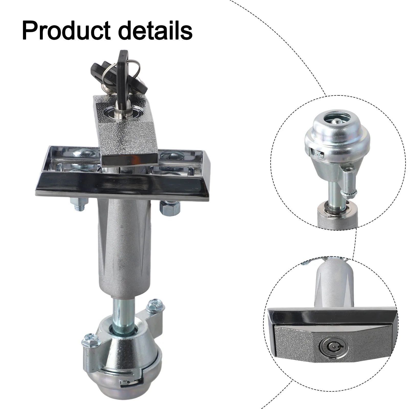 Anti-Theft Lock Zinc Alloy T-Lock Easy Installation Salt Spray Tested Tamper Resistant Design For Automated Systems