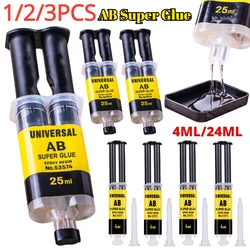 Epoxy Resin Liquid AB Glue Strong AB Adhesive Waterproof Sealant Casting Glue Heat Resistant Metal Repair Glue for Ceramic/Glass