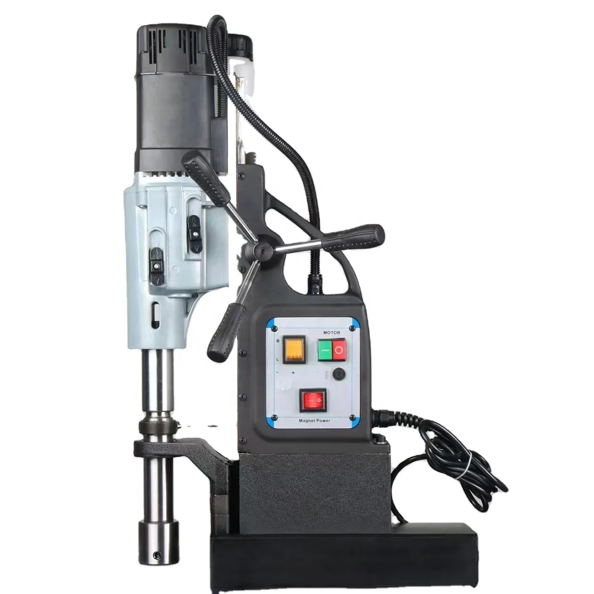100mm Metal Core Drilling Machine Heavy Duty 4-Speeds Magnetic Core Drill Brushed Motor Tool