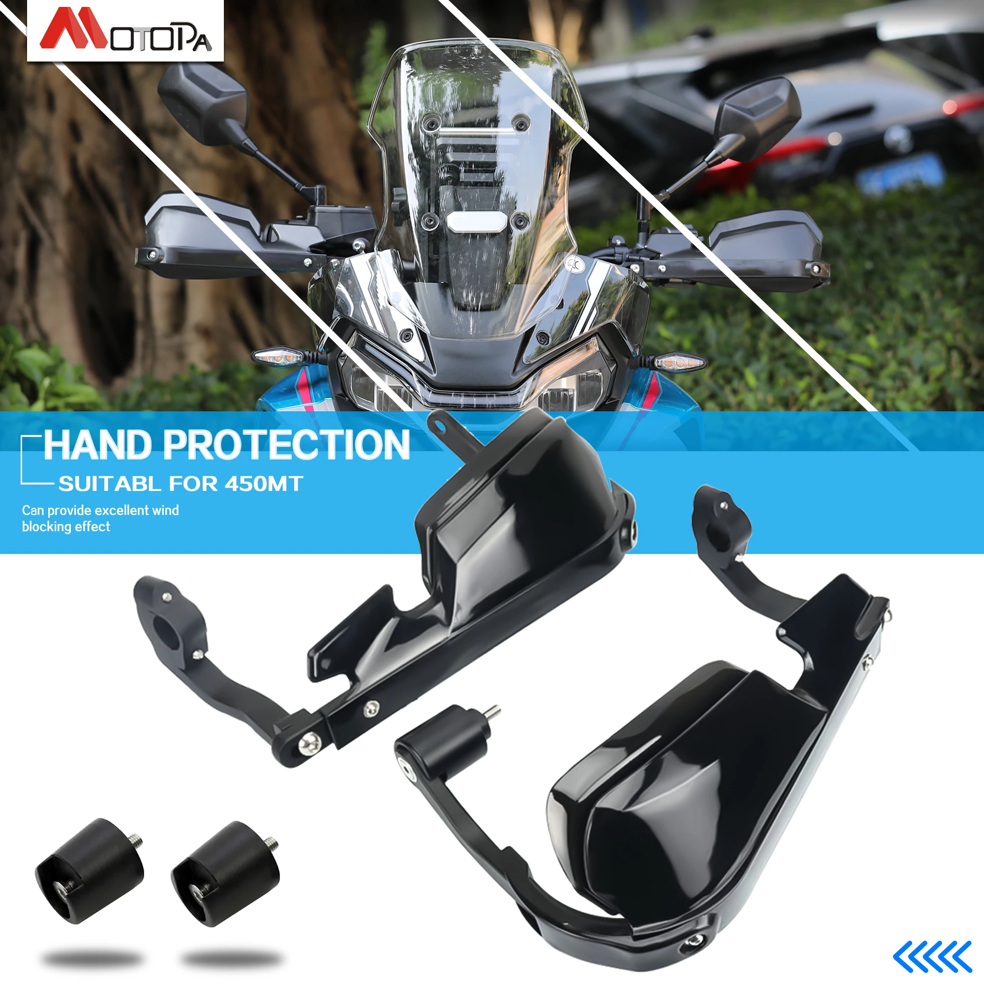 Motorcycle CF450MT Hand Guards Lever Protector Handlebar new aluminum alloy Handguard Shield For CFMOTO 450MT 2024