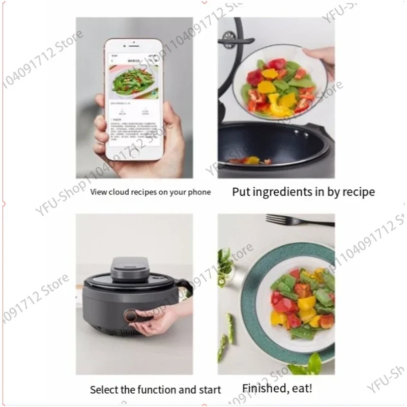 Cooking machine CJ-A9 automatic household automatic frying intelligent machine human wok fried rice cooking pot