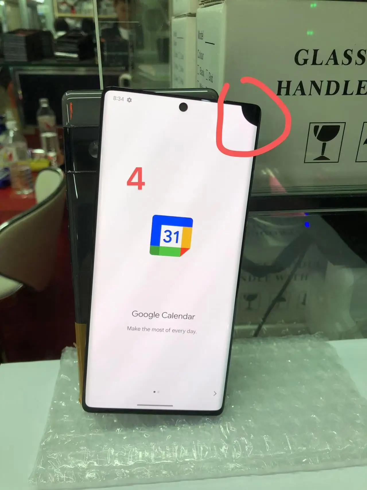 Dark spot Original for Google Pixel 6 Pro GLUOG G8VOU GF5KQ Lcd Display Digital Touch Screen for Google Pixel 6 Pro Screen