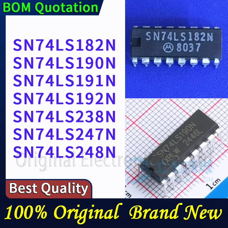 

SN74LS182N SN74LS190N SN74LS191N SN74LS192N SN74LS238N SN74LS247N SN74LS248N In stock Original High quality