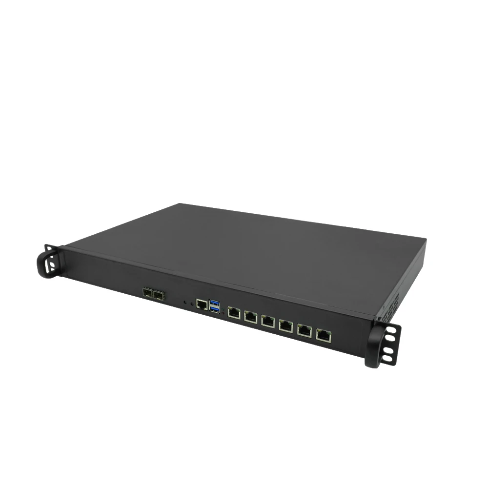 12/13GEN I7-12700 1U Firewall Router LGA1700 Support I3/I5/I7/I9 Processor 2.5G 6*Nics Pfsense Firewall 1U Vpn Security Server