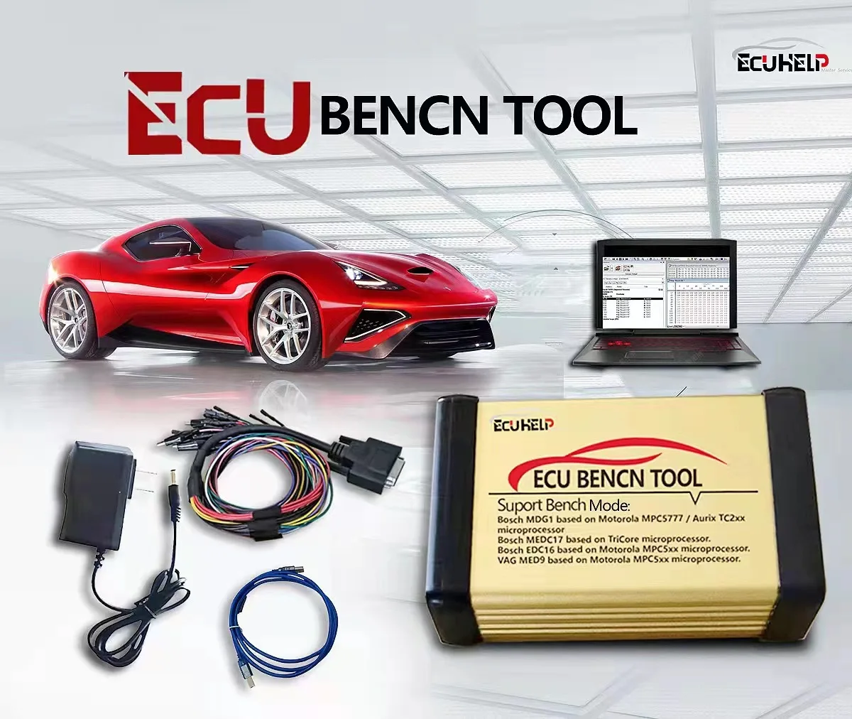 ECUHELP ECU Bench Tool Full Version Support EDC16MEDC17/MDG1