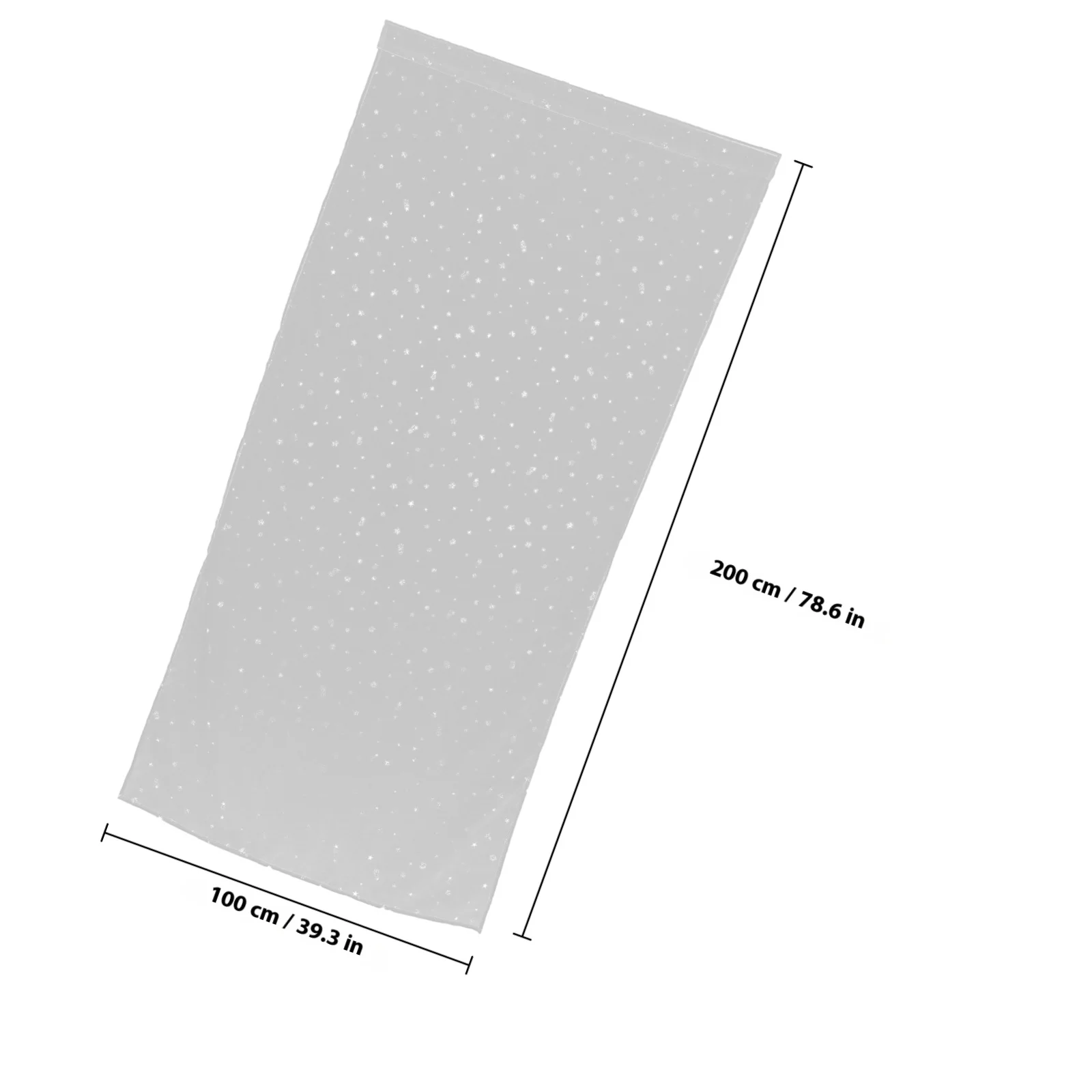 Przezroczyste zasłony z motywem gwiazd, dekoracja okienna, białe, 100x200cm, romantyczne, brokatowe, przezroczyste zasłony okienne, do sypialni.