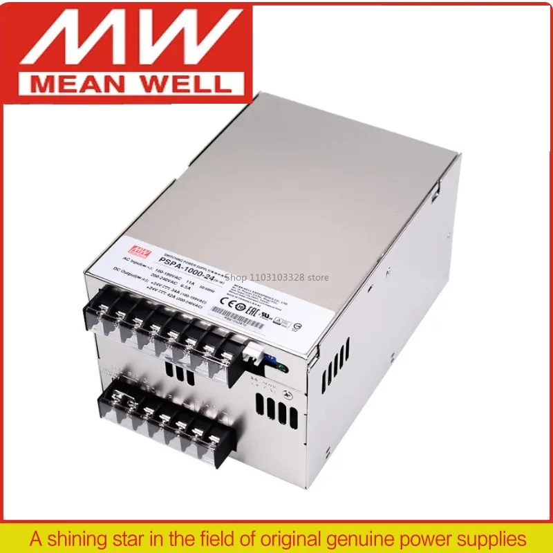 

MEAN WELL 1000 Вт с PFC и параллельной функцией PSPA-1000-12 12 В PSPA-1000-15 15 В PSPA-1000-24 | 24В PSPA-1000-48 48В