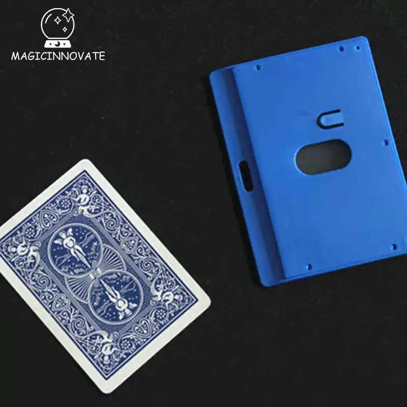 Startling Card Holder Card trucchi magici Poker che appare da cornice vuota Close up puntelli magici Gimmick Illusions divertimento per principianti