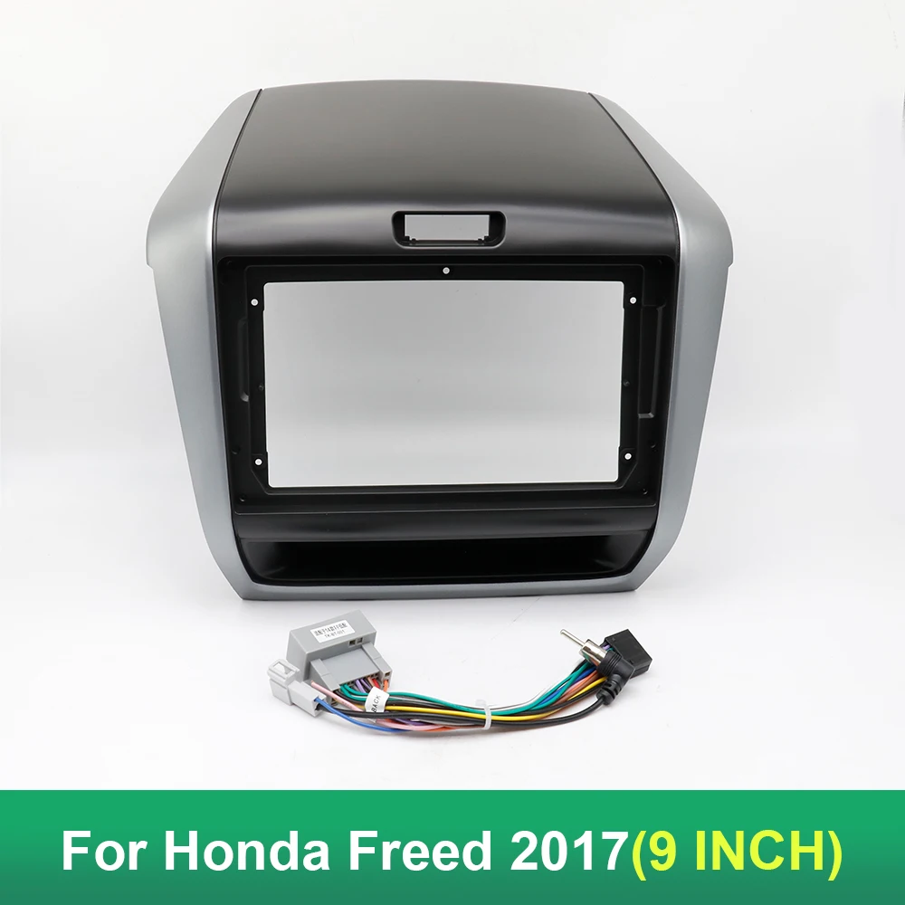 For Honda Freed 2017 9 Inch Car Frame Fascia Adapter Android Radio Dash Fitting Panel Kit