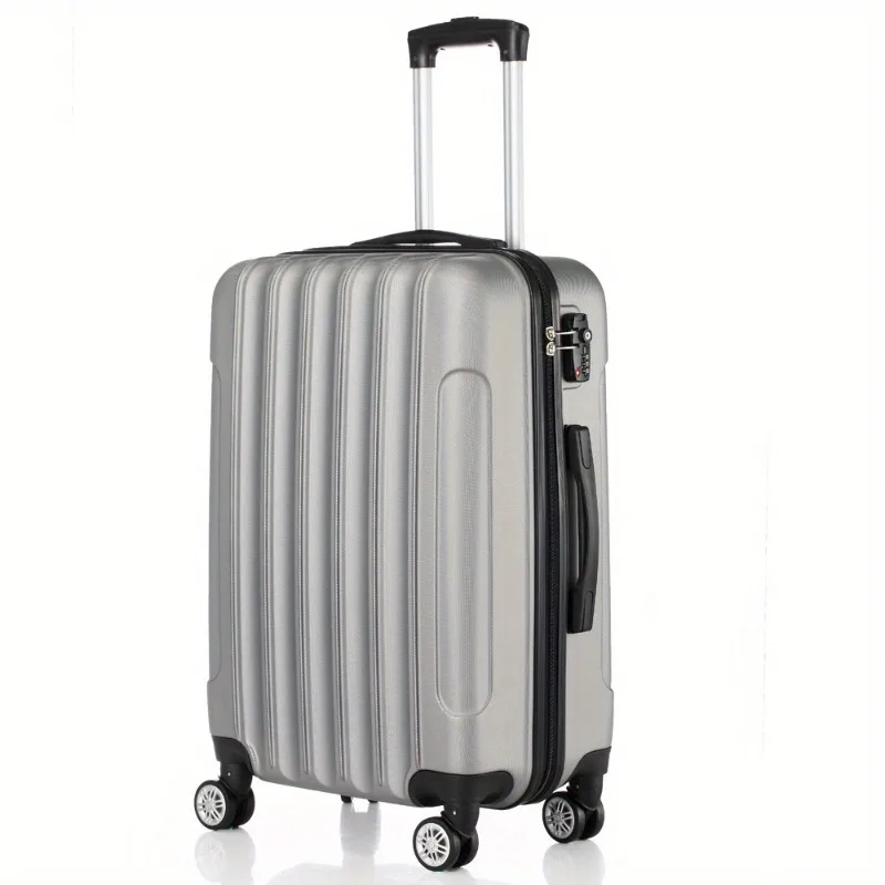 Nuovo Valigia da viaggio con ruota universale Trolley leggero con password in ABS Bagaglio d'imbarco resistente all'usura Bagaglio a rotelle alla moda