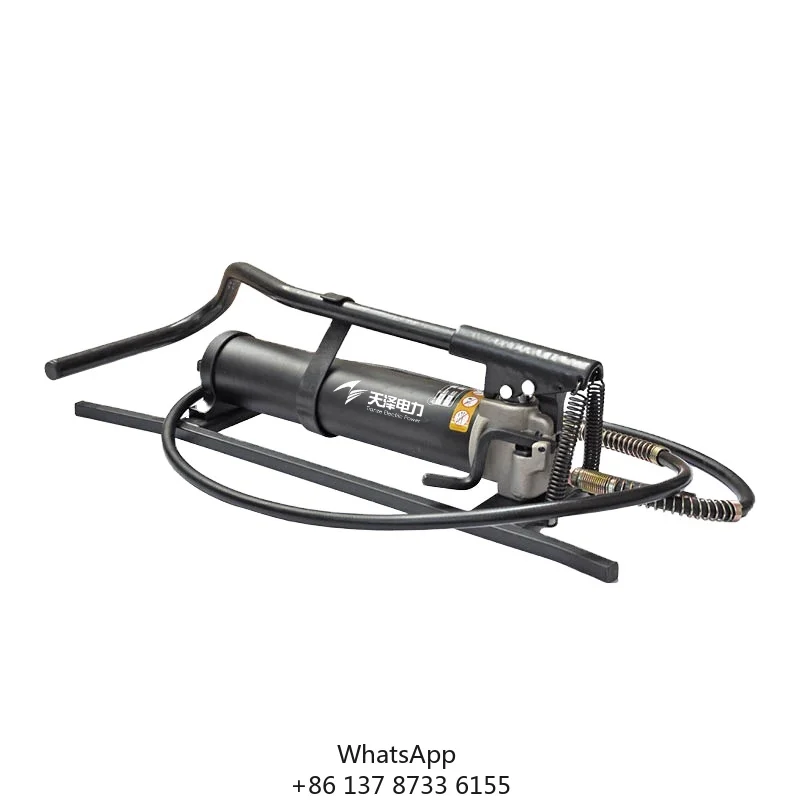 

Competitive Price FHP-7000 Hydraulic Hand Foot Pump Power Source For Hydraulic Crimping Or Cutting Head