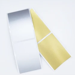 50 Stuks 50X70Mm Goud Zilverachtig Kleur Blanco Voor Ansichtkaart Cover Briefpapier Bericht Bruiloft Spel Kras Uit Sticker