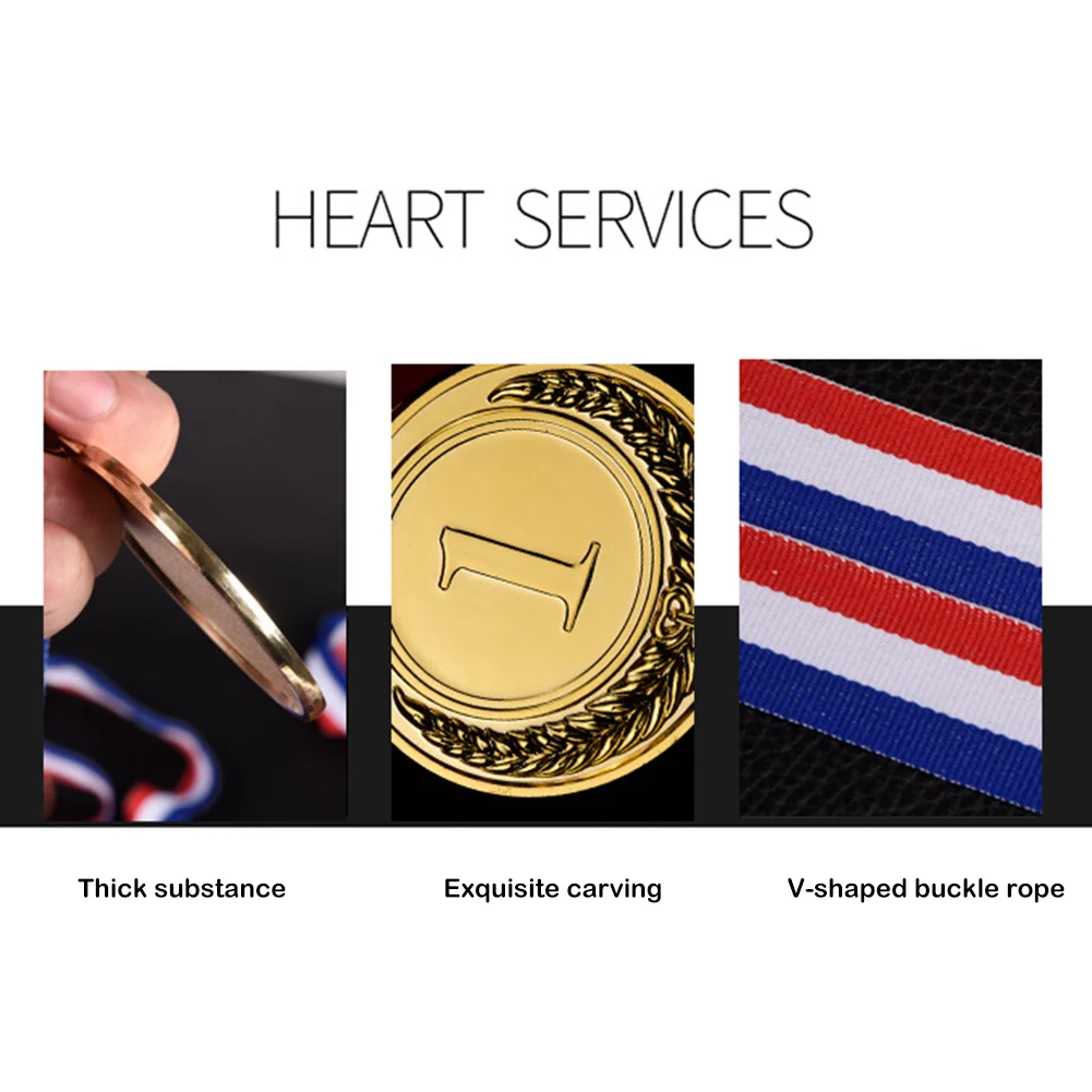 1-30PCS Medals for Children Alloy Gold Winners Medals Game Sports Prize Awards for Kids Birthday Party Favors Gift Toys Medals