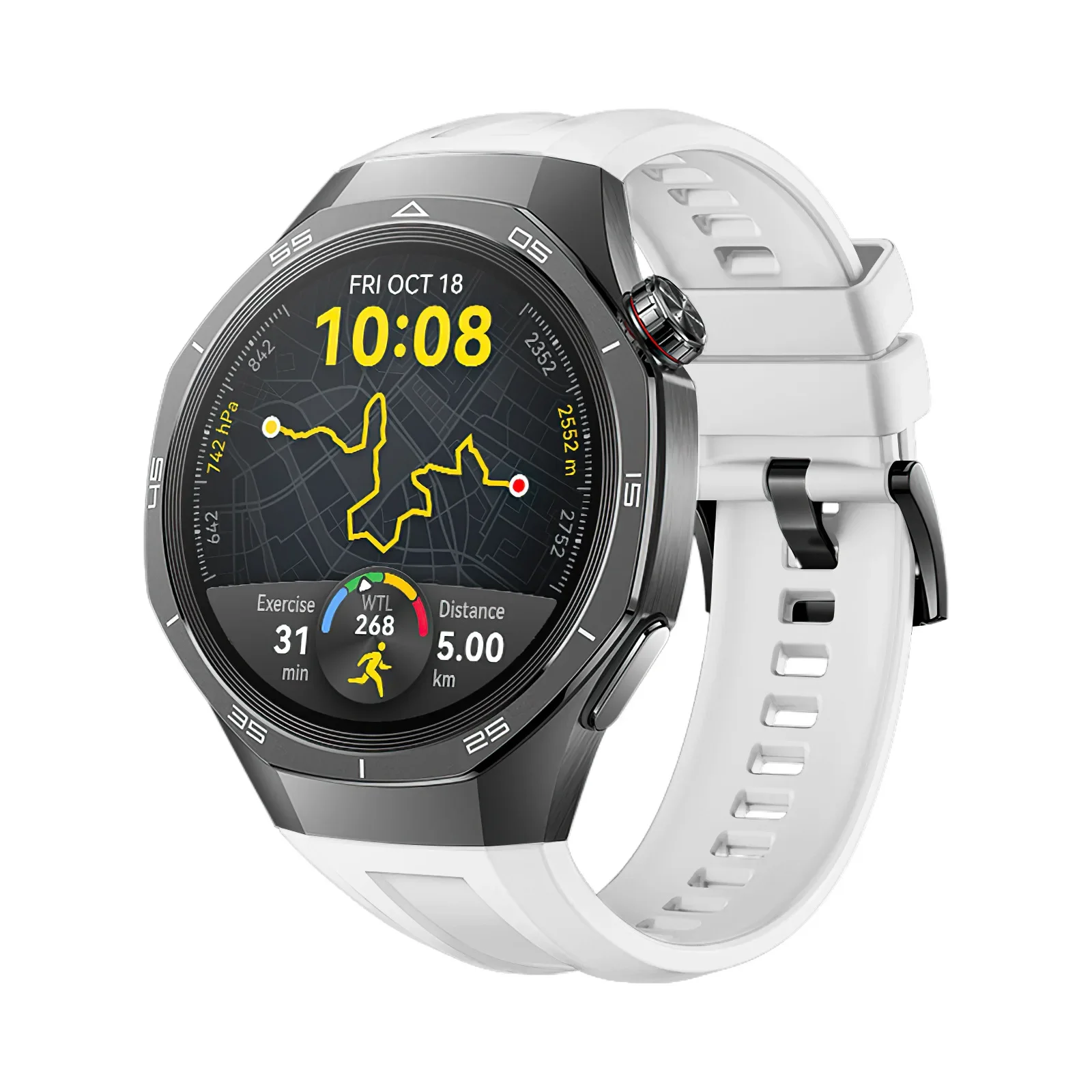 For Huawei Watch GT5 Pro 46mm Official Silicone Sport Band Bracelet Correa For Huawei Watch GT 5 Pro 46MM Women Men Watchband