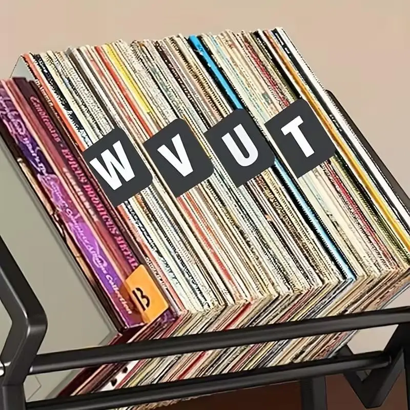 26pcs A-Z Alphabet Record Divider Labels For CD DVD Vinyl Album Storage Organizer Office Home Use