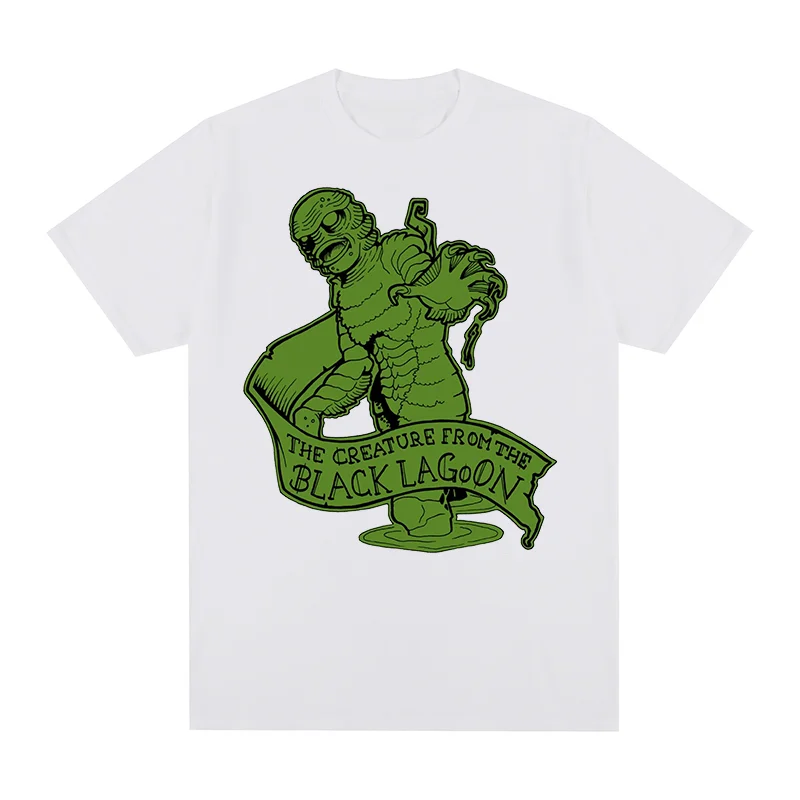 

Creature from the Black Lagoon Vintage t-shirt 50S Horror Sci Fi Movie Monster Cotton Men T shirt New TEE TSHIRT Womens tops