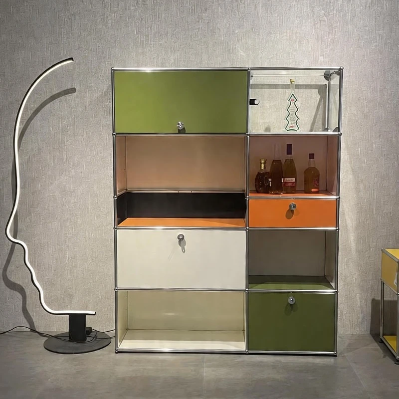 Foyer partition cabinet Premium storage storage glass entrance cabinet